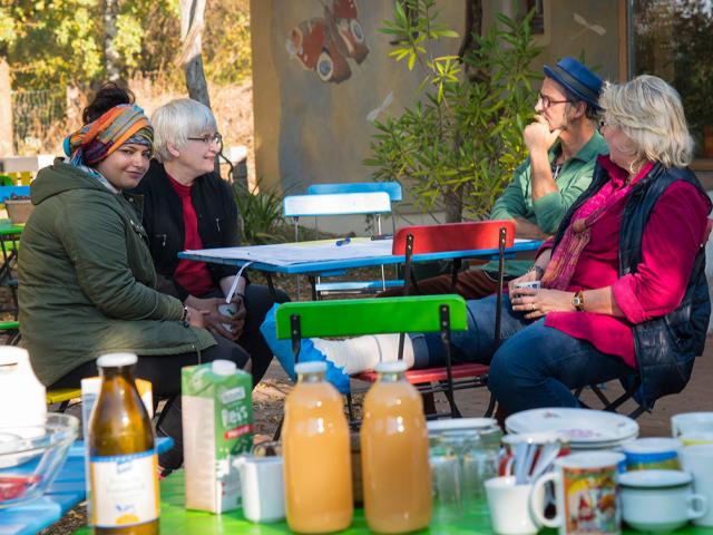 World-Café - Ideen für eine nachhaltige Zukunft | Foto: Hendrik Silbermann (ARTWORks) World-Café zum Ideenaustausch | Foto: Hendrik Silbermann (ARTWORks)